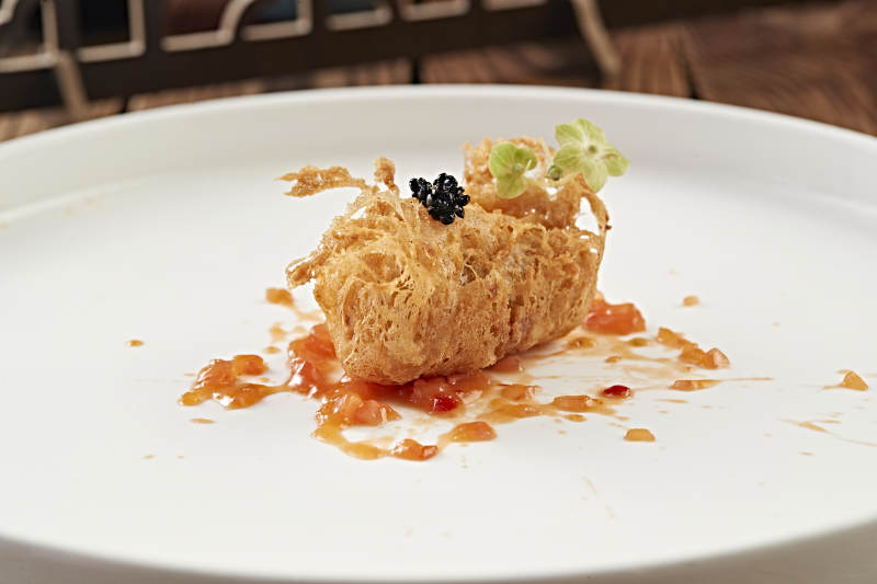 拖面香炸法式鹅肝图片