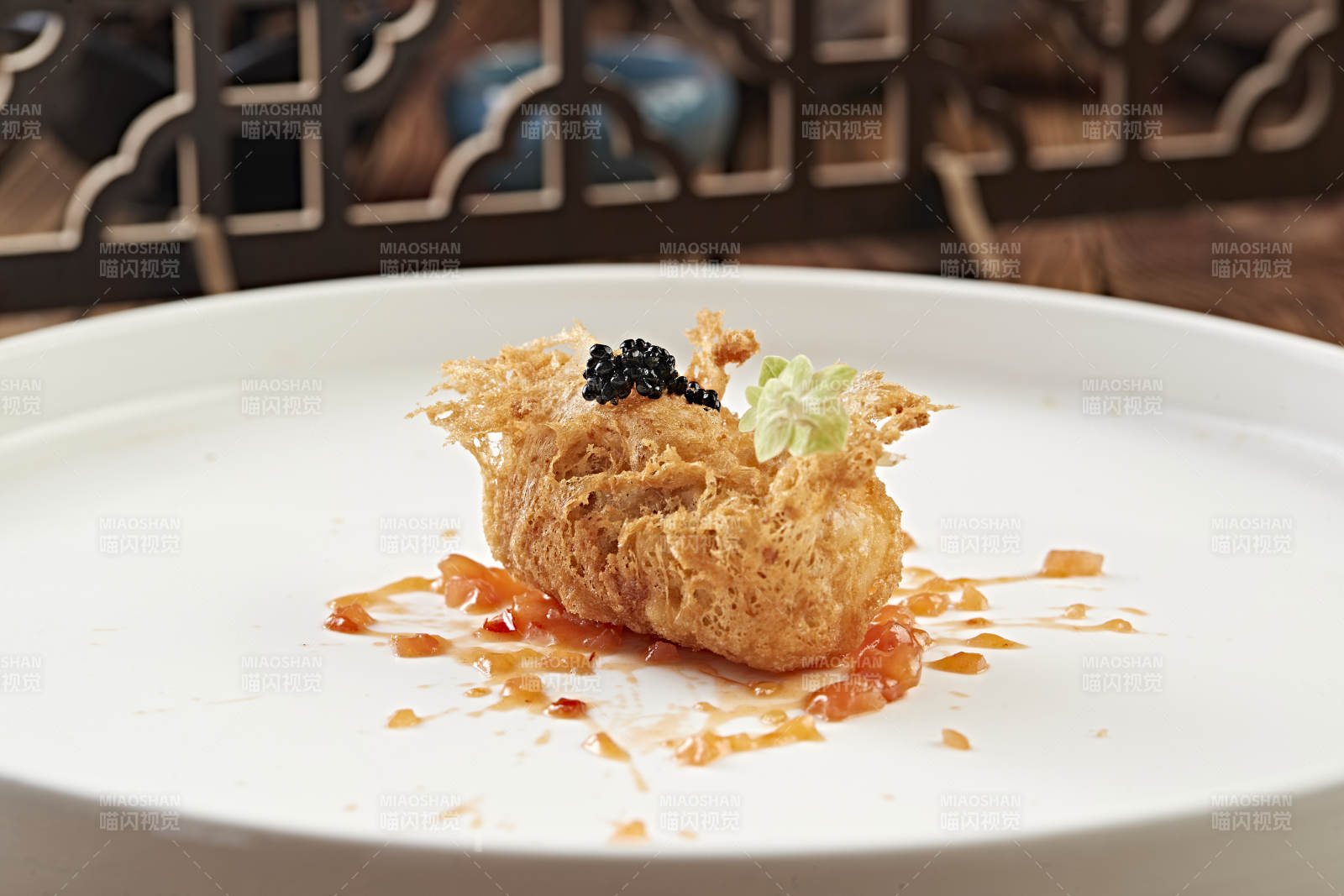 拖面香炸法式鹅肝图片