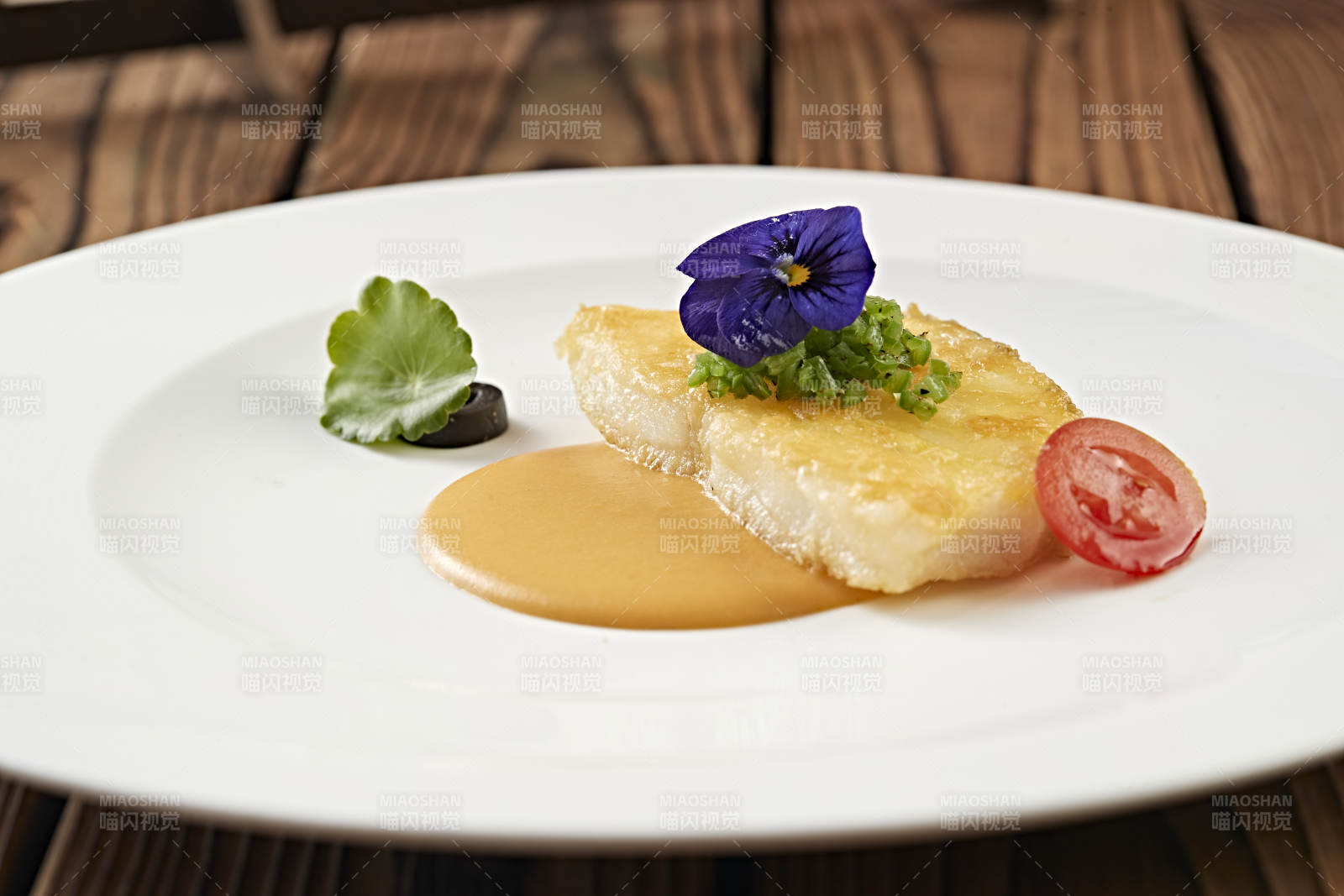 法式香煎银鳕鱼图片