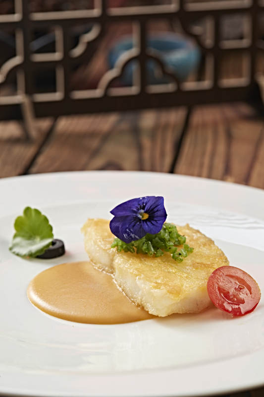 法式香煎银鳕鱼图片