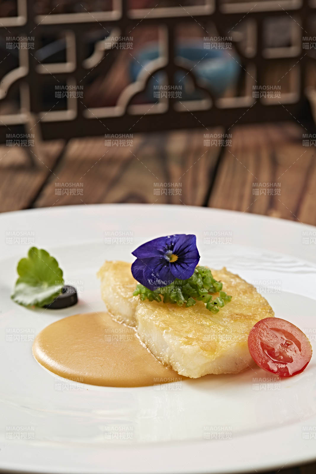 法式香煎银鳕鱼图片