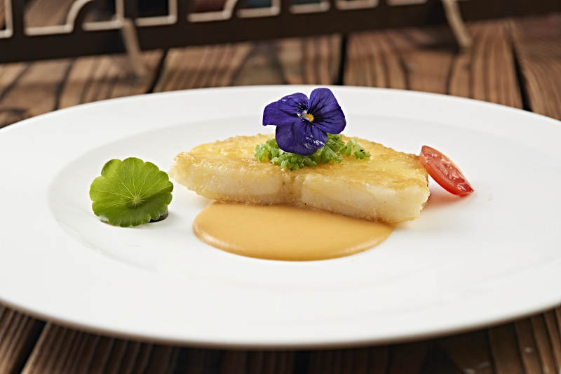 法式香煎银鳕鱼图片