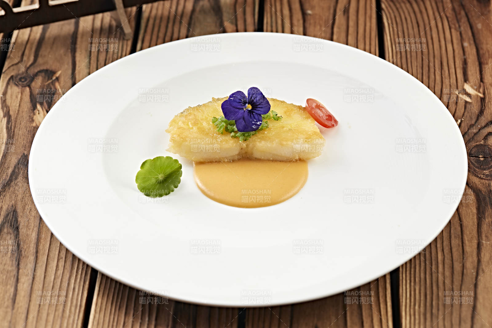 法式香煎银鳕鱼图片