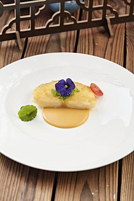 法式香煎银鳕鱼图片