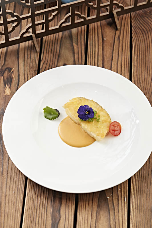 法式香煎银鳕鱼图片