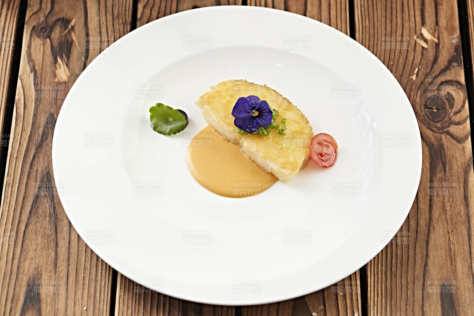 法式香煎银鳕鱼图片