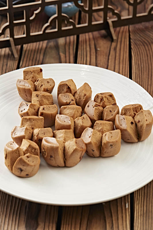 烤黑豆杂粮开花馍图片