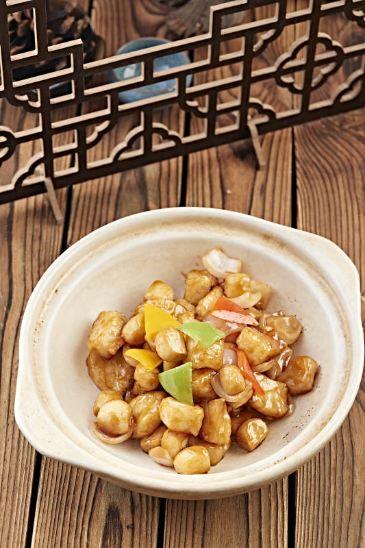 砂锅蒜香银鳕鱼粒图片