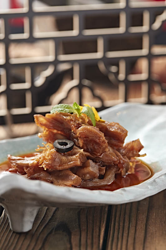 酸辣脱骨鸭掌图片