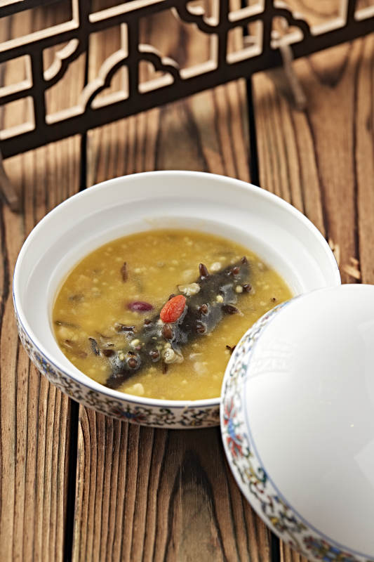 红豆小米扣辽参图片