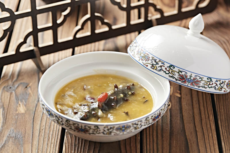 红豆小米扣辽参图片