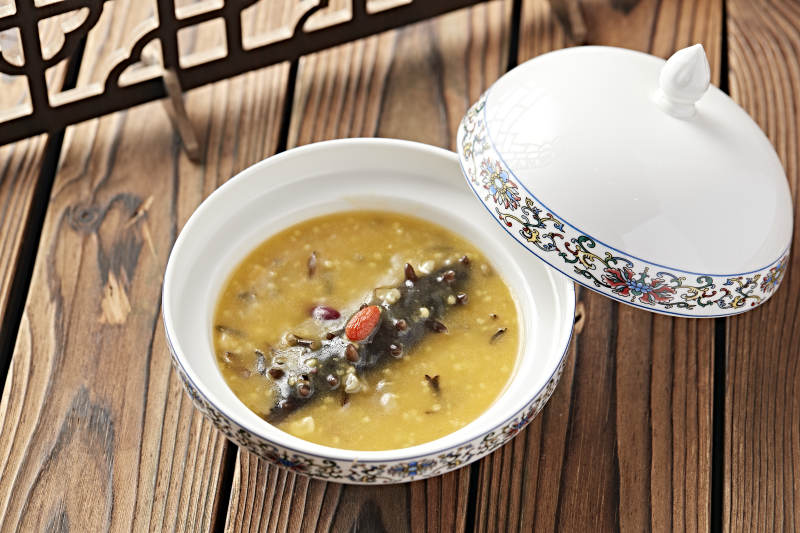 红豆小米扣辽参图片