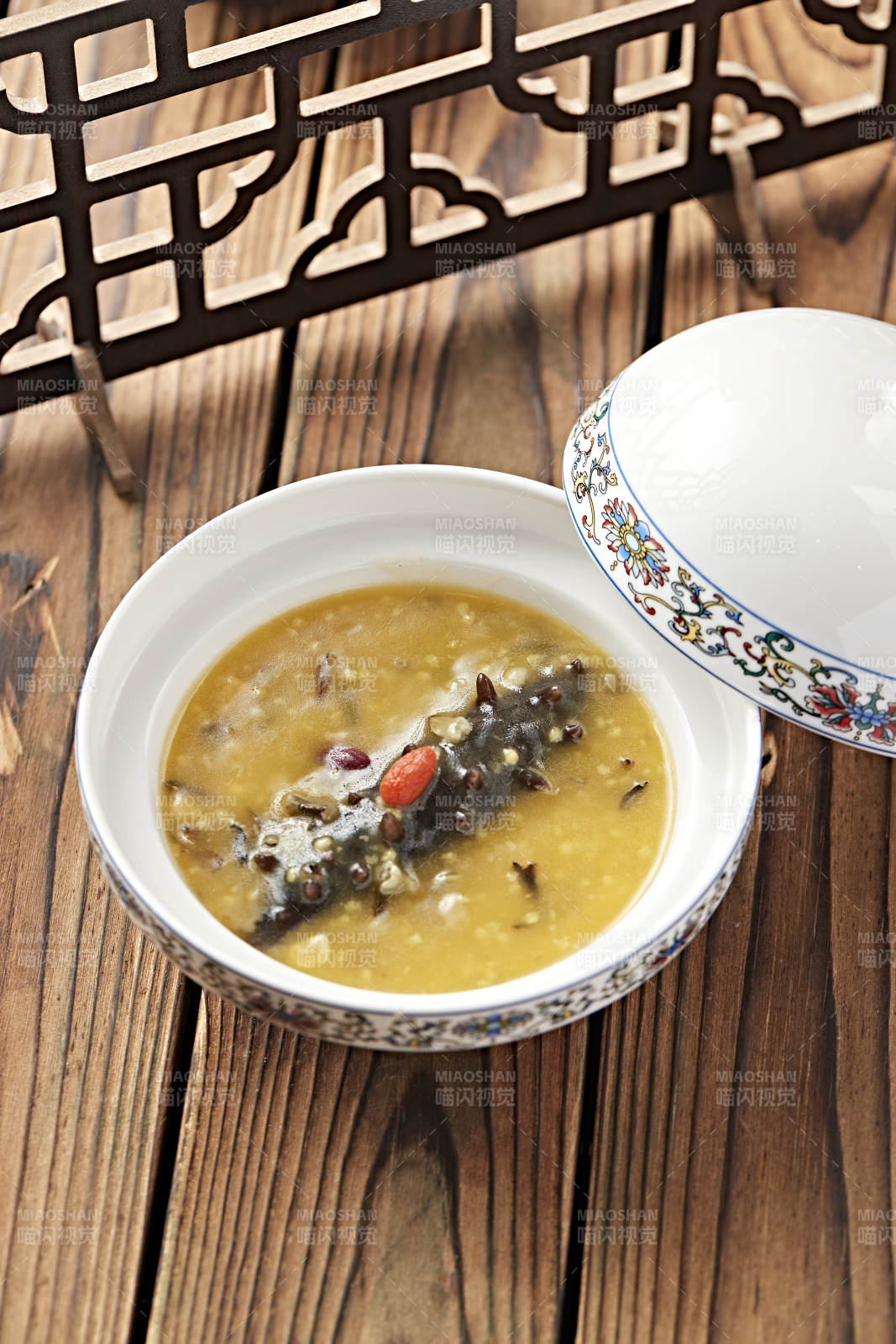 红豆小米扣辽参图片