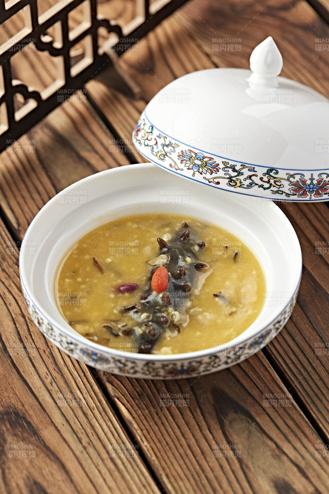 红豆小米扣辽参图片