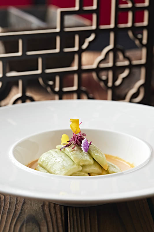 浇汁玉女佛手瓜图片