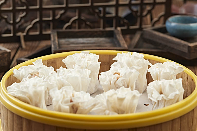 传统蒙族烧麦图片