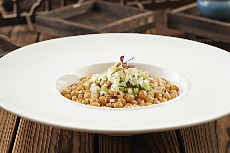 葱香油炸大黄豆图片