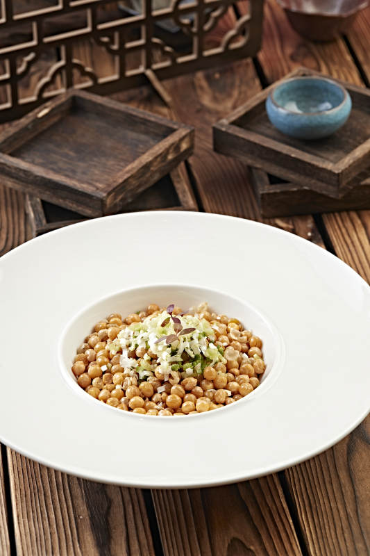 葱香油炸大黄豆图片