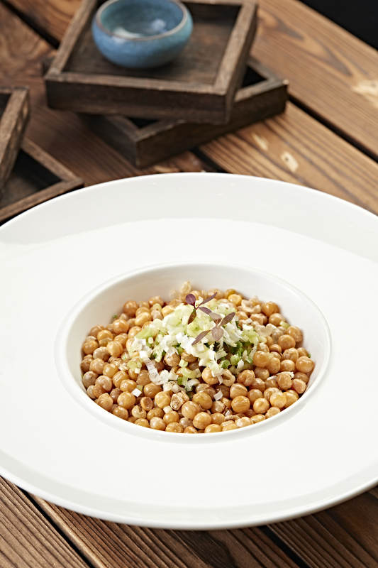 葱香油炸大黄豆图片