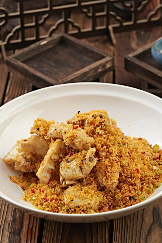 避风塘炒帝王蟹脚图片