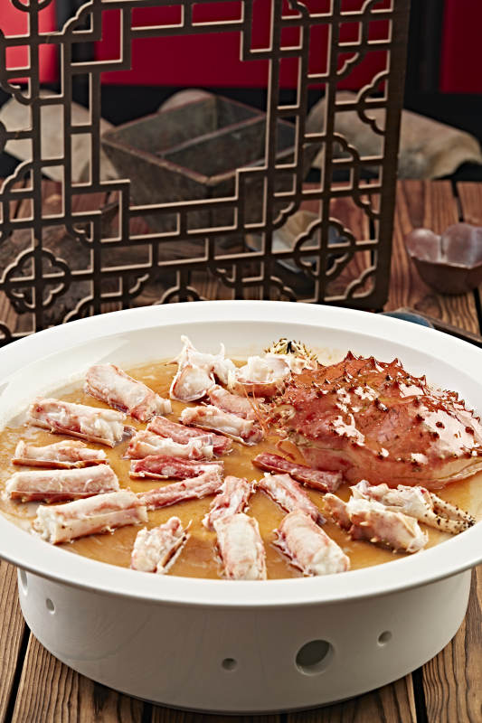 清蒸活阿拉斯加帝王蟹图片