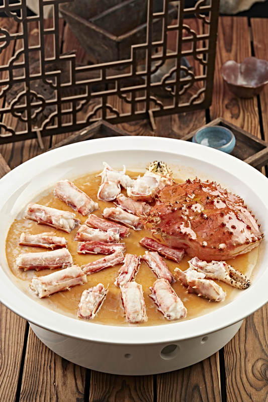 清蒸活阿拉斯加帝王蟹图片