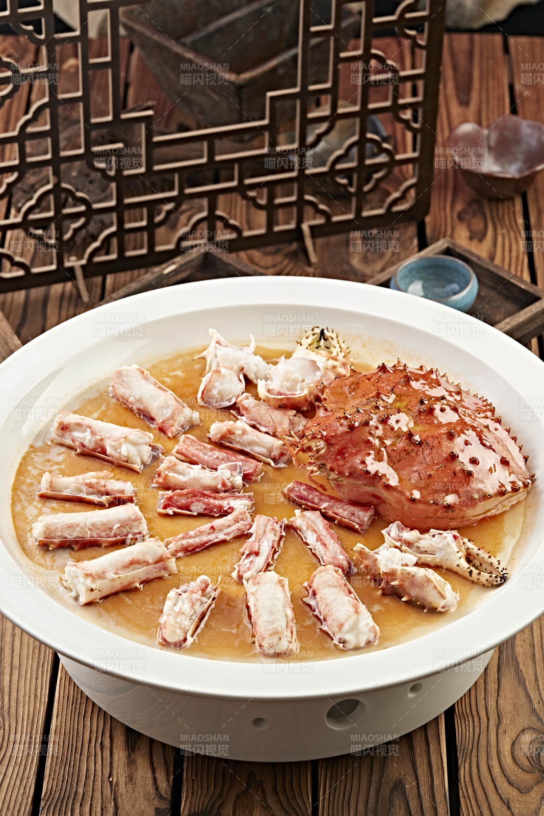 清蒸活阿拉斯加帝王蟹图片