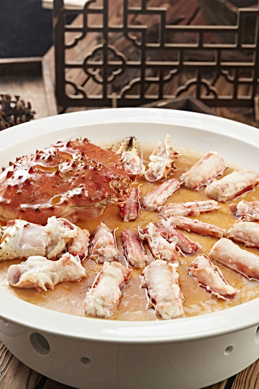 清蒸活阿拉斯加帝王蟹图片