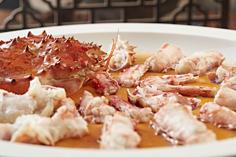 清蒸活阿拉斯加帝王蟹图片