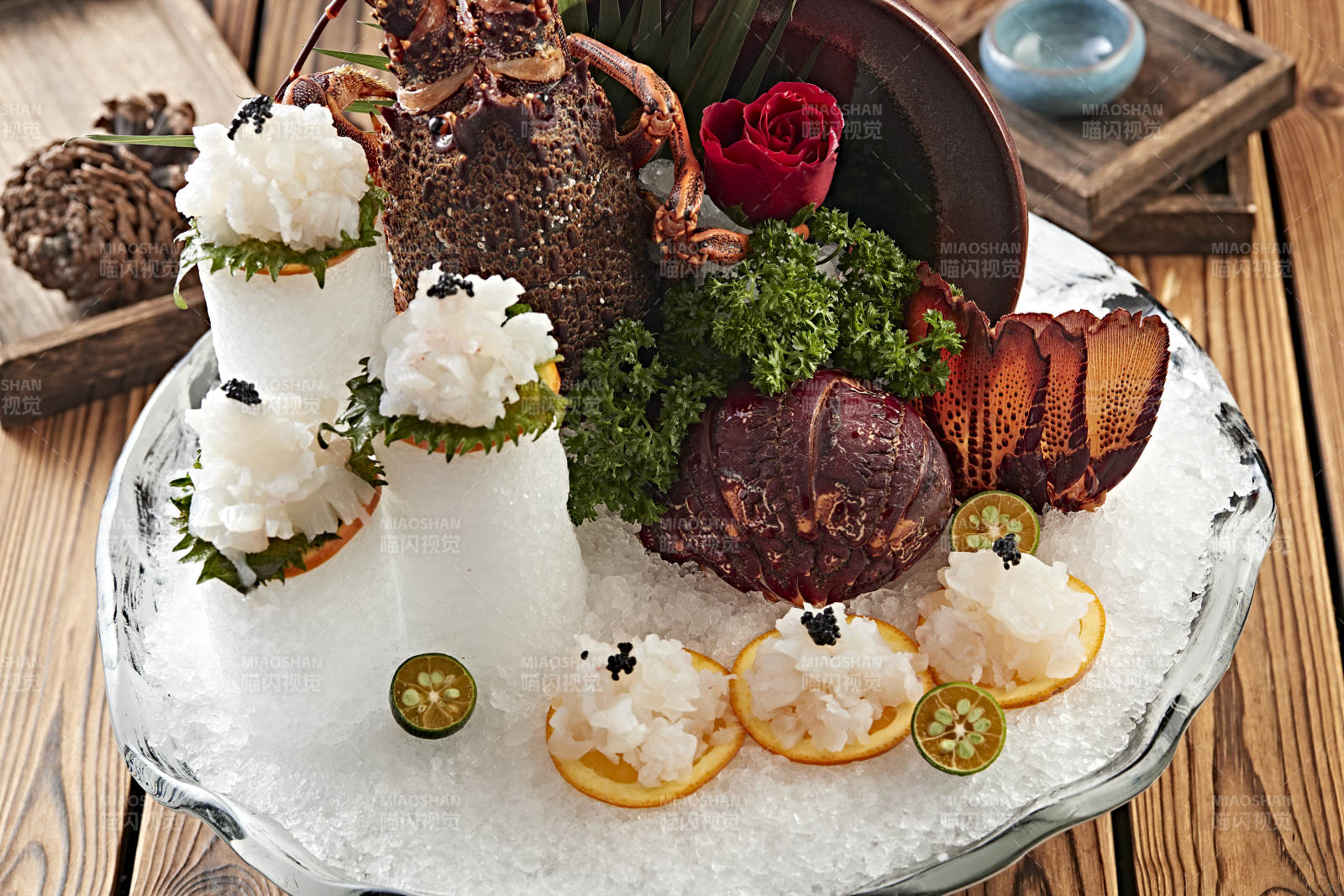 澳洲大龙虾鲜刺身图片