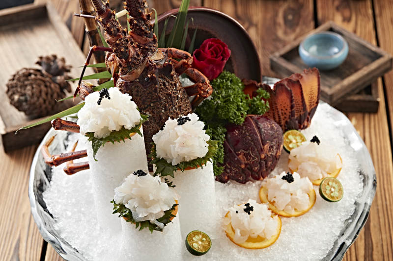 澳洲大龙虾鲜刺身图片