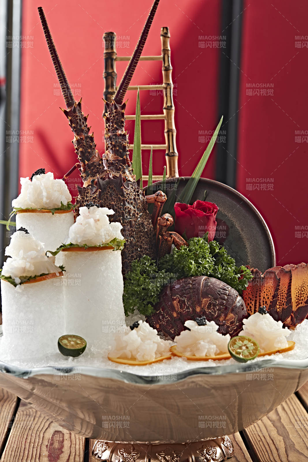 澳洲大龙虾鲜刺身图片