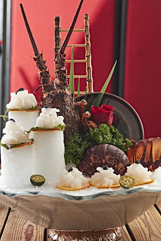 澳洲大龙虾鲜刺身图片