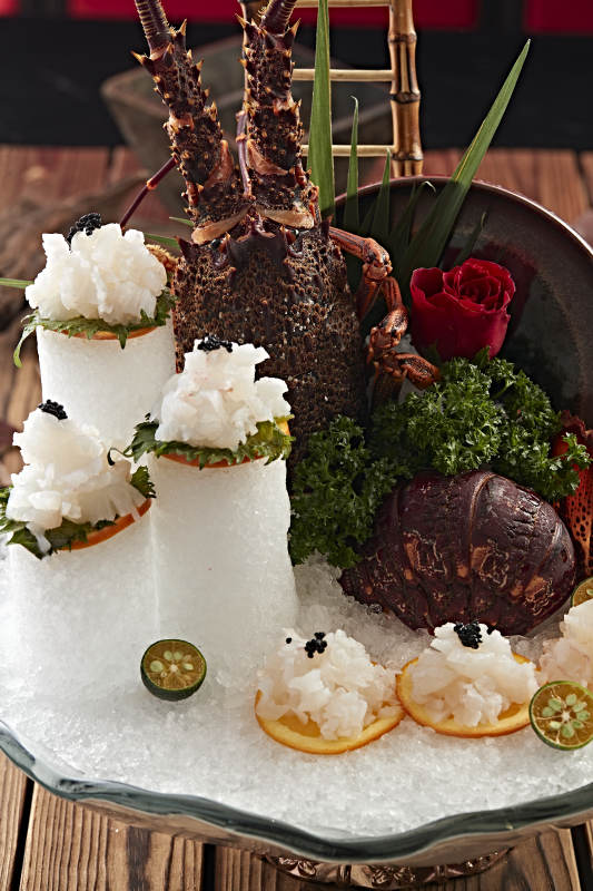 澳洲大龙虾鲜刺身图片