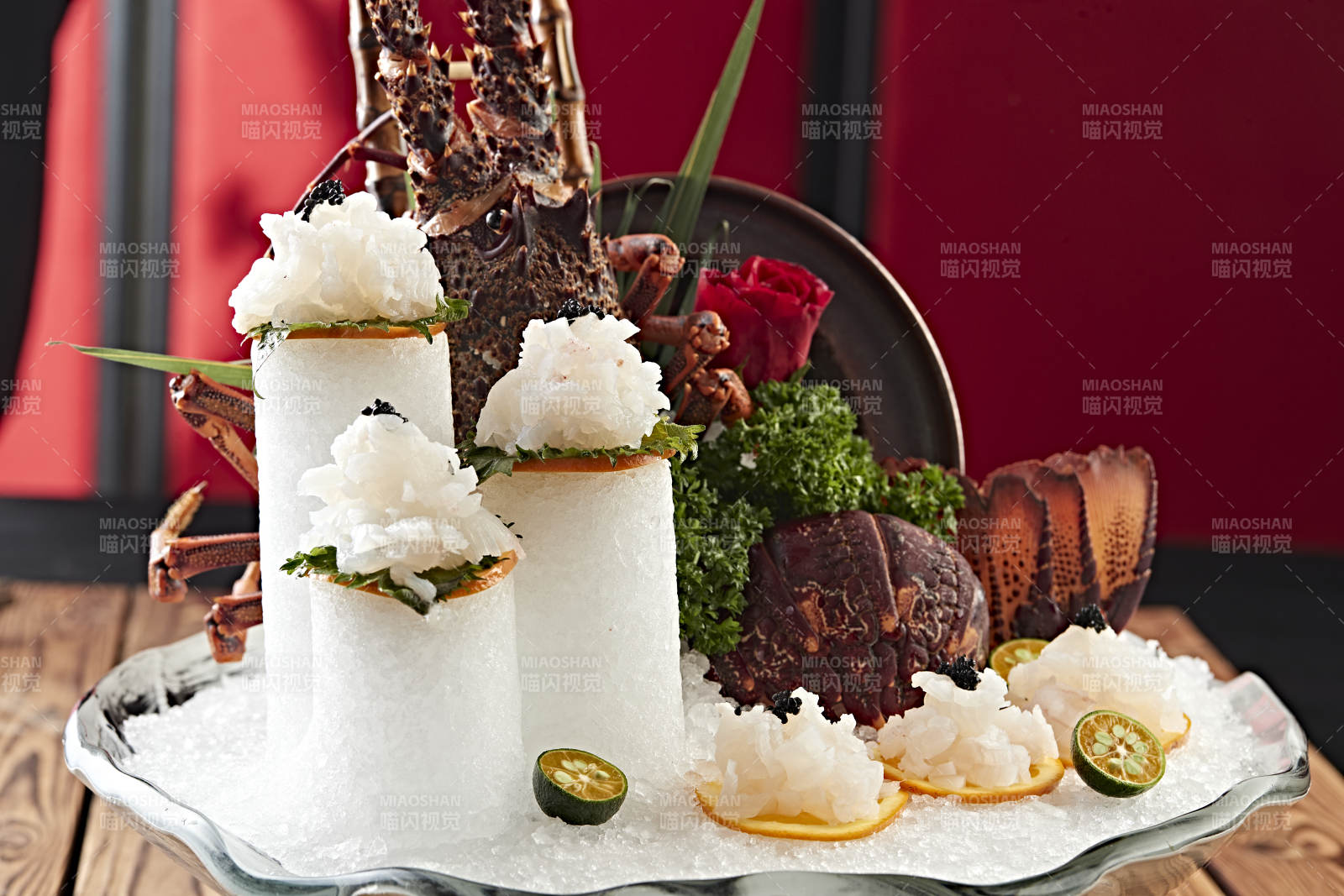 澳洲大龙虾鲜刺身图片