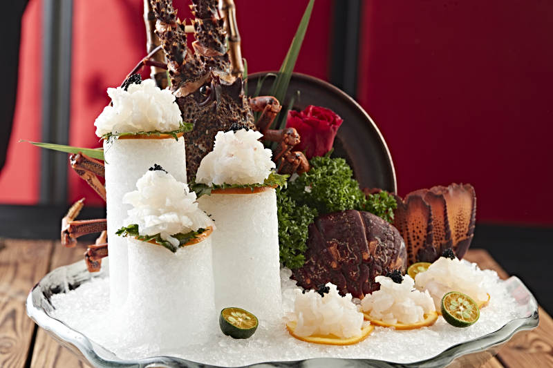 澳洲大龙虾鲜刺身图片