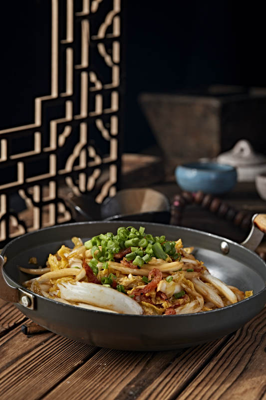 锅仔葱香虾干娃娃菜图片