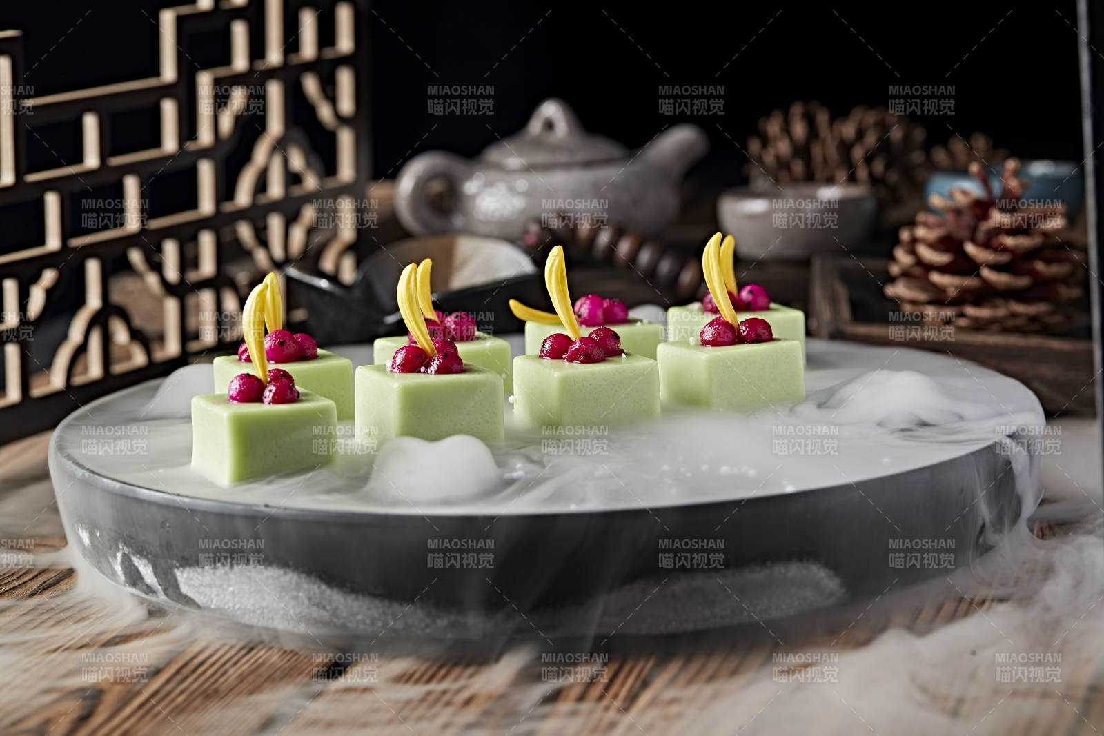 冰镇哈密瓜果冻豆腐图片