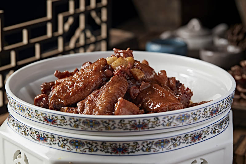 红烧蒜香柴鸡块图片