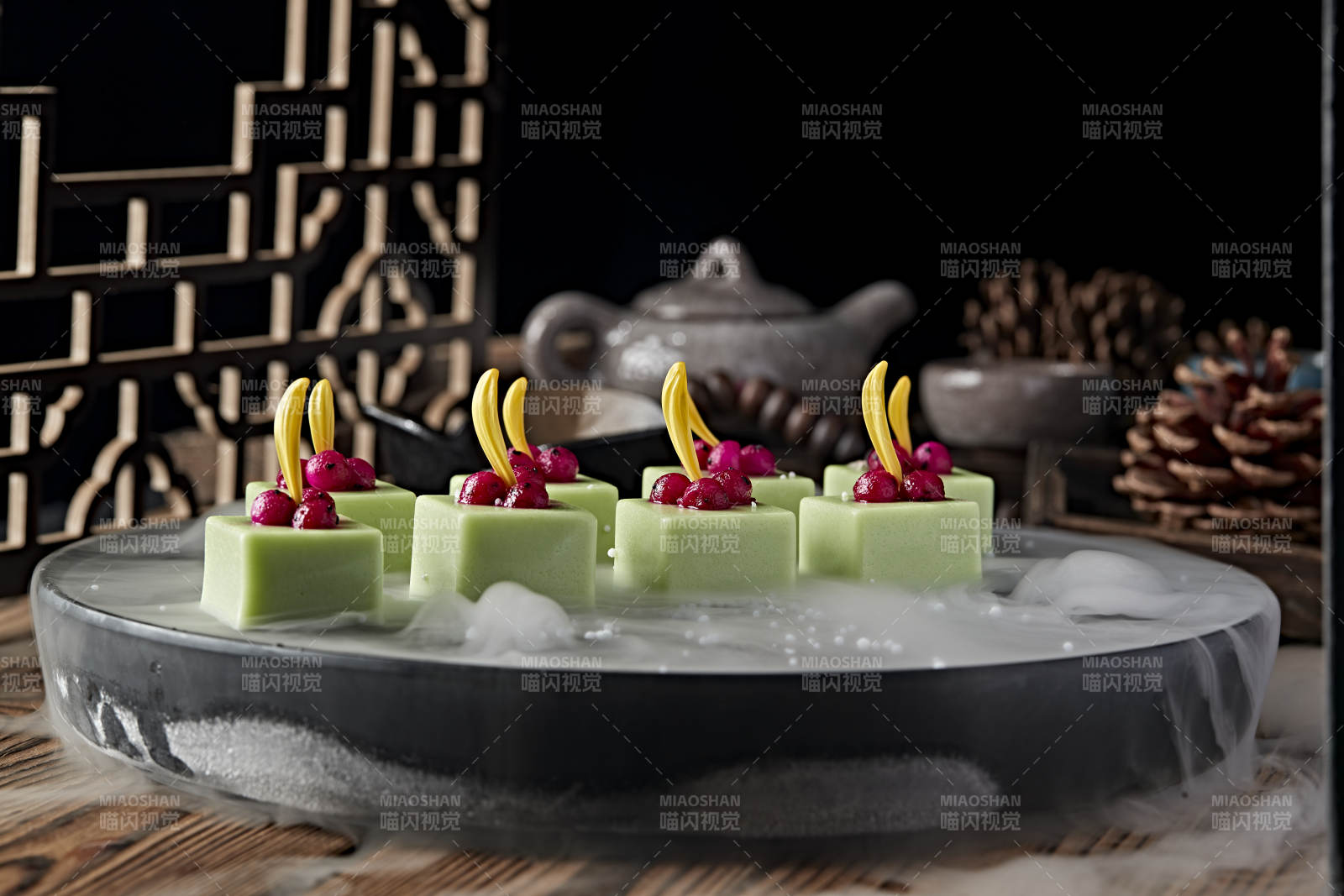 冰镇哈密瓜果冻豆腐图片