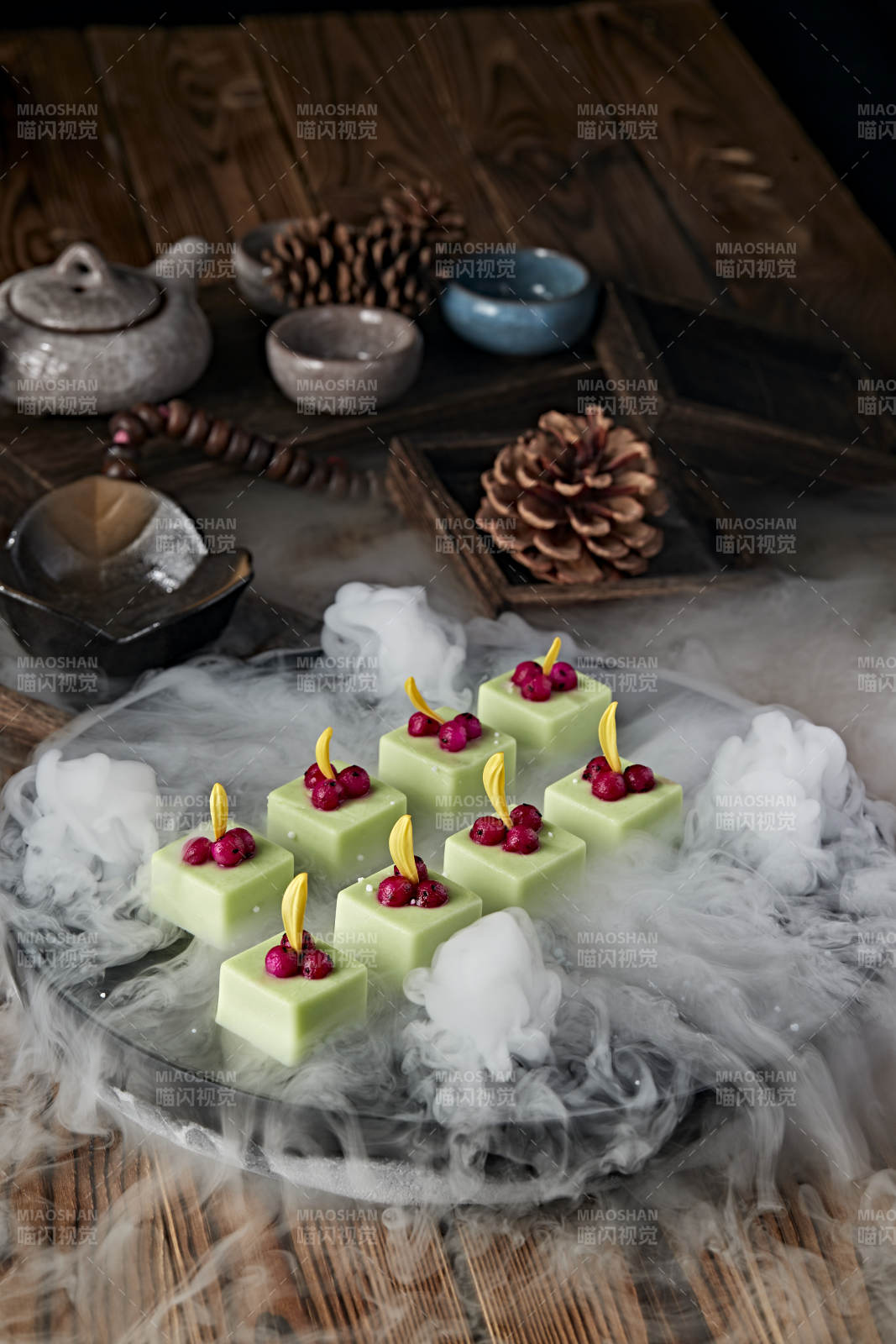 冰镇哈密瓜果冻豆腐图片