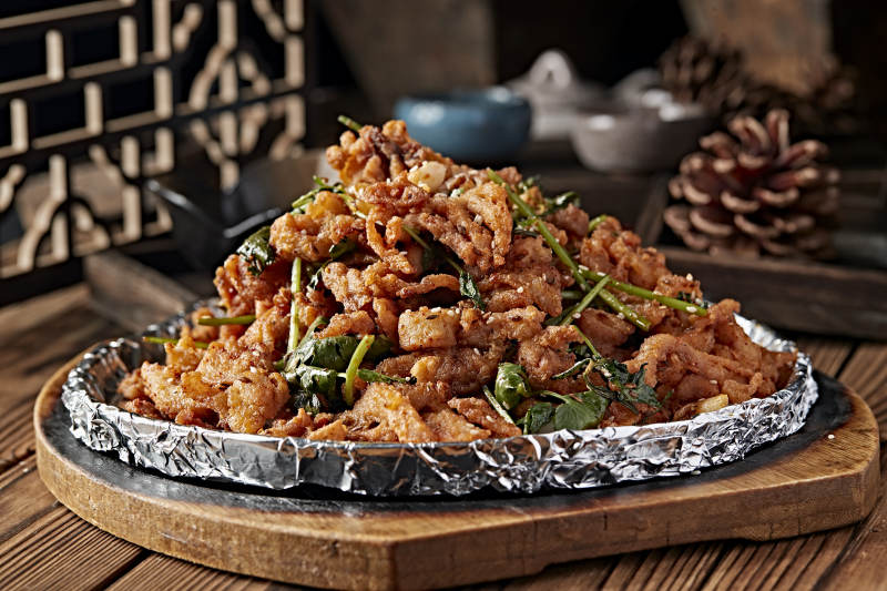 铁板锡纸蒜香黄牛肉图片