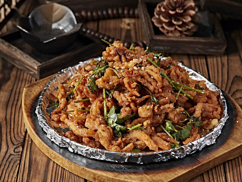 铁板锡纸蒜香黄牛肉图片