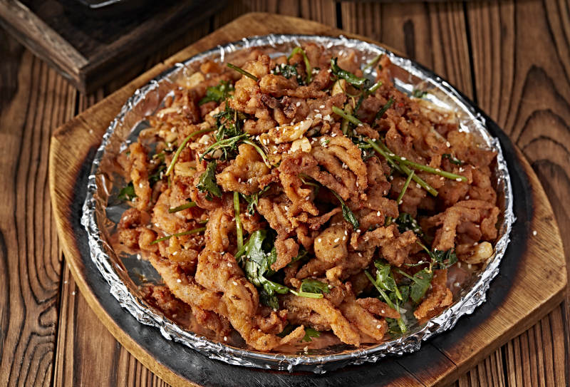 铁板锡纸蒜香黄牛肉图片