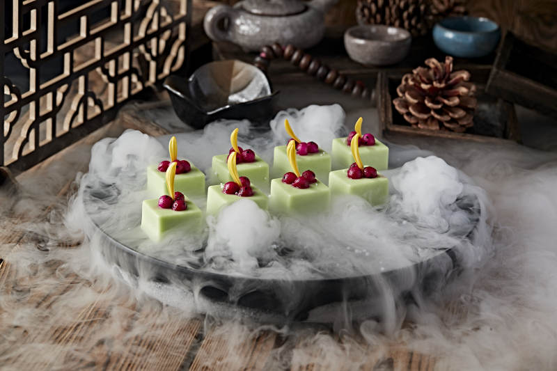 冰镇哈密瓜果冻豆腐图片