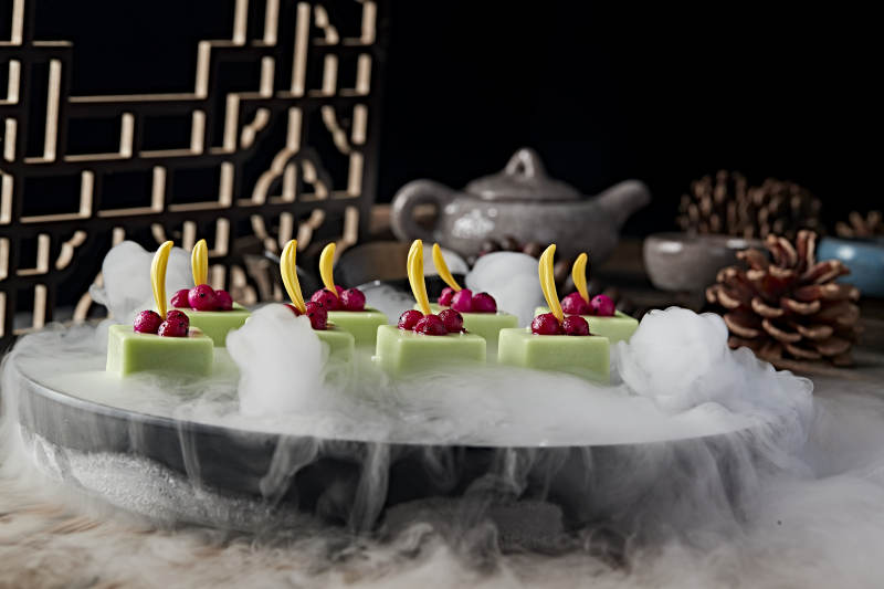 冰镇哈密瓜果冻豆腐图片