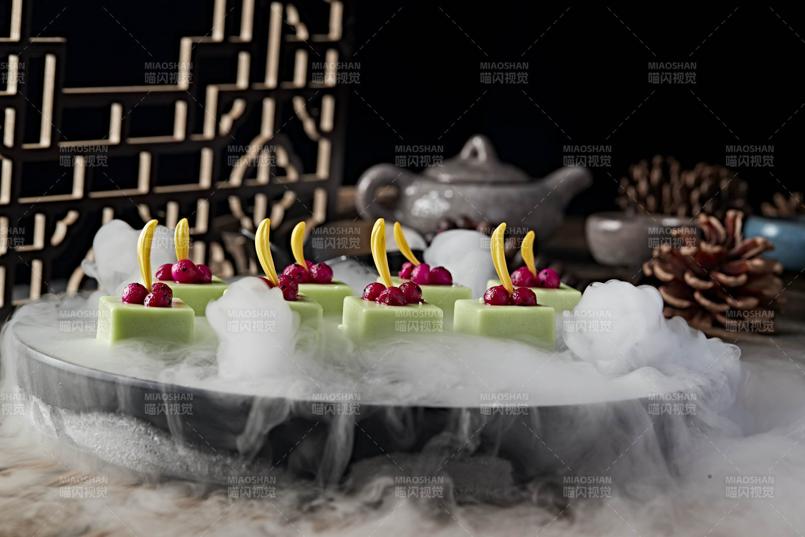 冰镇哈密瓜果冻豆腐图片