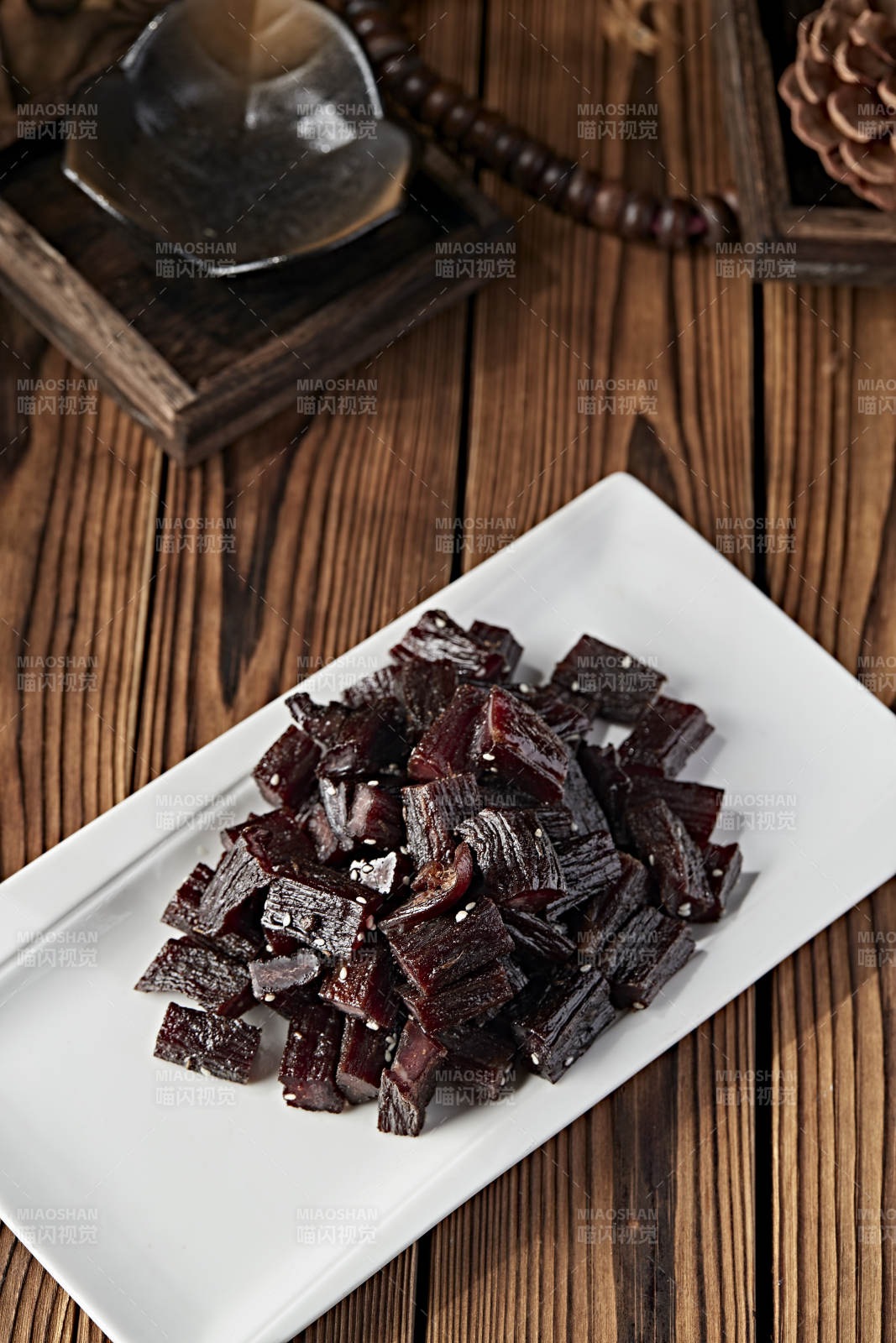 草原风干牛肉干图片