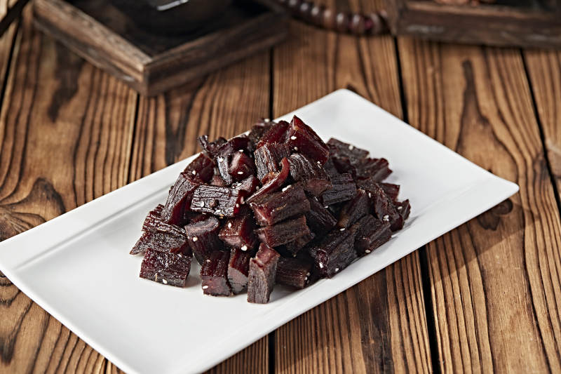 草原风干牛肉干图片