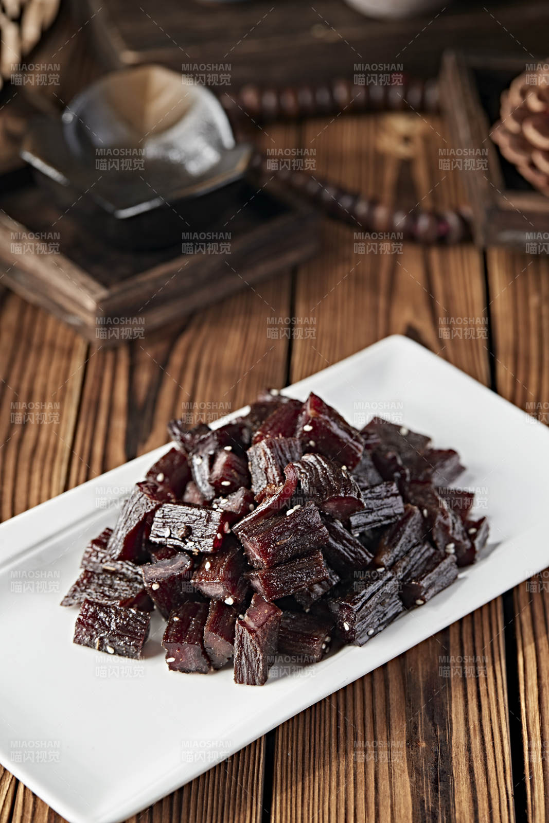 草原风干牛肉干图片